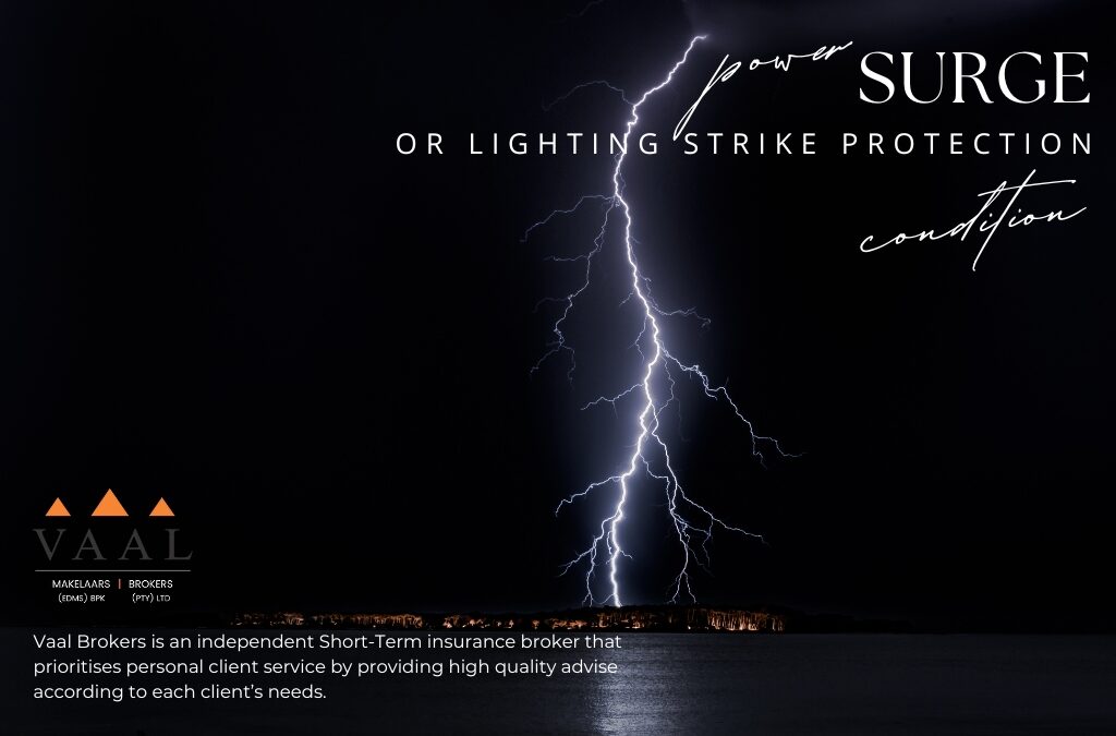 Business news – power surge or lighting strike protection condition
