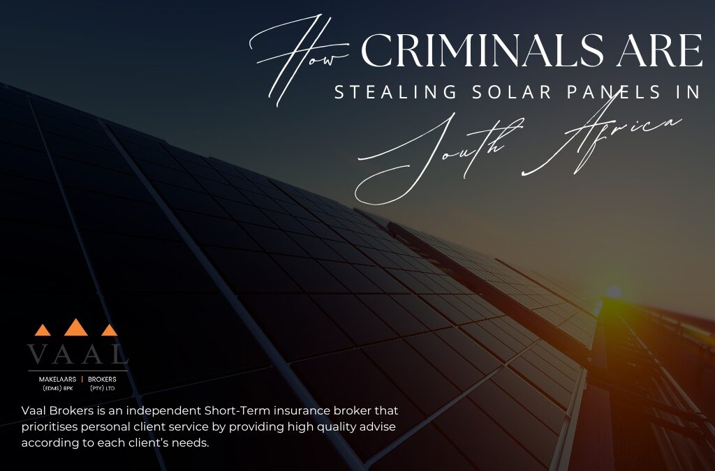 How criminals are stealing solar panels in South Africa