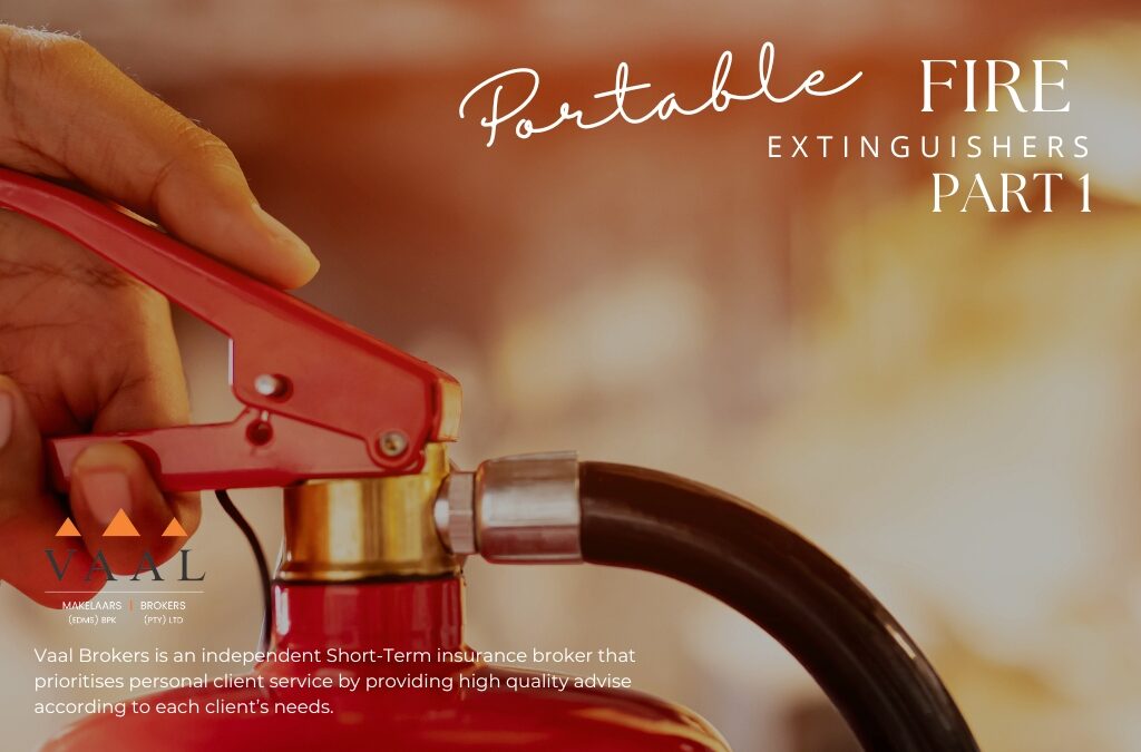 Portable Fire Extinguishers – Part 1